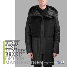 2017 Brand Latest Design Herren Leder Winter Daunenjacke